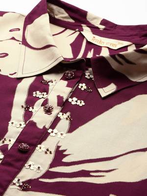 Plus Size Floral Printed Kurta with Trousers & Dupatta 2