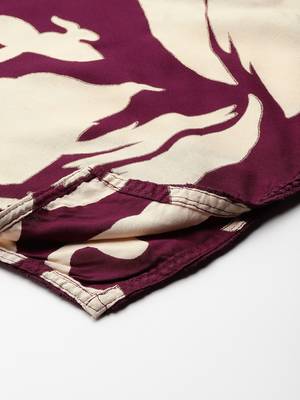 Plus Size Floral Printed Kurta with Trousers & Dupatta 7