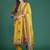 Ethnic Motifs Printed Mirror Work Pure Cotton Kurta with Trousers & With Dupatta