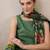 Floral Printed Round Neck Cotton Straight Kurta With Trousers & Dupatta