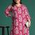 Plus Size Ethnic Motifs Printed Regular Pure Cotton Kurta with Palazzos