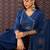 Women Ethnic Motifs Regular Thread Work Pure Cotton Kurta with Trousers & With Dupatta