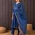 Women Ethnic Motifs Regular Thread Work Pure Cotton Kurta with Trousers & With Dupatta