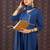 Women Ethnic Motifs Regular Thread Work Pure Cotton Kurta with Trousers & With Dupatta