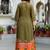 Women Floral Panelled Thread Work Pure Cotton Kurta with Trousers & With Dupatta