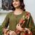 Women Floral Panelled Thread Work Pure Cotton Kurta with Trousers & With Dupatta