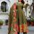 Women Floral Panelled Thread Work Pure Cotton Kurta with Trousers & With Dupatta