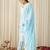 Ethnic Motifs Embroidered Chikankari Pure Cotton Kurta with Trousers & Dupatta