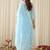Ethnic Motifs Embroidered Chikankari Pure Cotton Kurta with Trousers & Dupatta