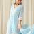 Ethnic Motifs Embroidered Chikankari Pure Cotton Kurta with Trousers & Dupatta
