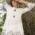 Women Floral Printed Pleated Thread Work Pure Cotton Kurta with Trousers