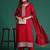 Ethnic Motifs Embroidered Sequinned Kurta with Trousers & With Dupatta