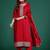 Ethnic Motifs Embroidered Sequinned Kurta with Trousers & With Dupatta