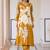 Women Floral Printed Regular Sequinned Kurta with Salwar