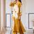 Women Floral Printed Regular Sequinned Kurta with Salwar