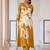 Women Floral Printed Regular Sequinned Kurta with Salwar