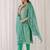 Women Floral Embroidered Regular Sequinned Kurta with Trousers & With Dupatta