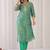 Women Floral Embroidered Regular Sequinned Kurta with Trousers & With Dupatta