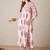 Floral Printed V-Neck Empire Pure Cotton A-Line Kurta With Trouser