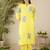 Floral Printed Notch Neck Straight Kurta With Trousers