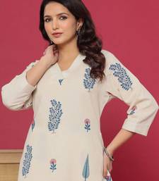 Women Floral Printed Regular Pure Cotton Kurta with Palazzos