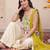 Women Floral Printed Regular Thread Work Kurta with Palazzos & With Dupatta