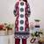 Women Floral Printed Regular Thread Work Pure Cotton Kurta with Trousers & With Dupatta