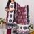 Women Floral Printed Regular Thread Work Pure Cotton Kurta with Trousers & With Dupatta