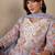 Women Floral Printed Regular Thread Work Pure Cotton Kurta with Salwar & With Dupatta