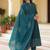 Women Ethnic Motifs Printed Empire Mirror Work Pure Cotton Kurta with Trousers & With Dupatta