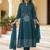 Women Ethnic Motifs Printed Empire Mirror Work Pure Cotton Kurta with Trousers & With Dupatta