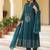 Women Ethnic Motifs Printed Empire Mirror Work Pure Cotton Kurta with Trousers & With Dupatta
