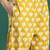 Floral Printed Mirror Work Pure Cotton Kurta with Trousers & With Dupatta