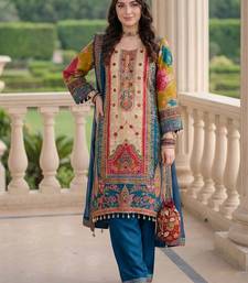 Women Ethnic Motifs Printed Regular Mirror Work Kurta with Palazzos & With Dupatta