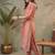 Women Floral Embroidered Regular Thread Work Pure Cotton Kurta with Trousers
