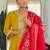 Women Ethnic Motifs Embroidered Regular Sequinned Kurta with Trousers & With Dupatta