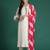 Ethnic Motifs Yoke Design Zari Kurta with Trousers & Dupatta