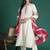Ethnic Motifs Yoke Design Zari Kurta with Trousers & Dupatta