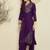 Women Ethnic Motifs Embroidered Regular Thread Work Kurta with Palazzos