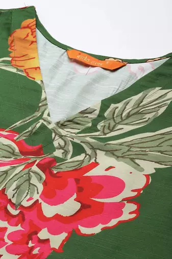Floral Printed Kurta with Trousers