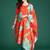 Floral Printed Beads & Stones Pure Cotton Kurta With Trousers & Dupatta