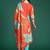 Floral Printed Beads & Stones Pure Cotton Kurta With Trousers & Dupatta