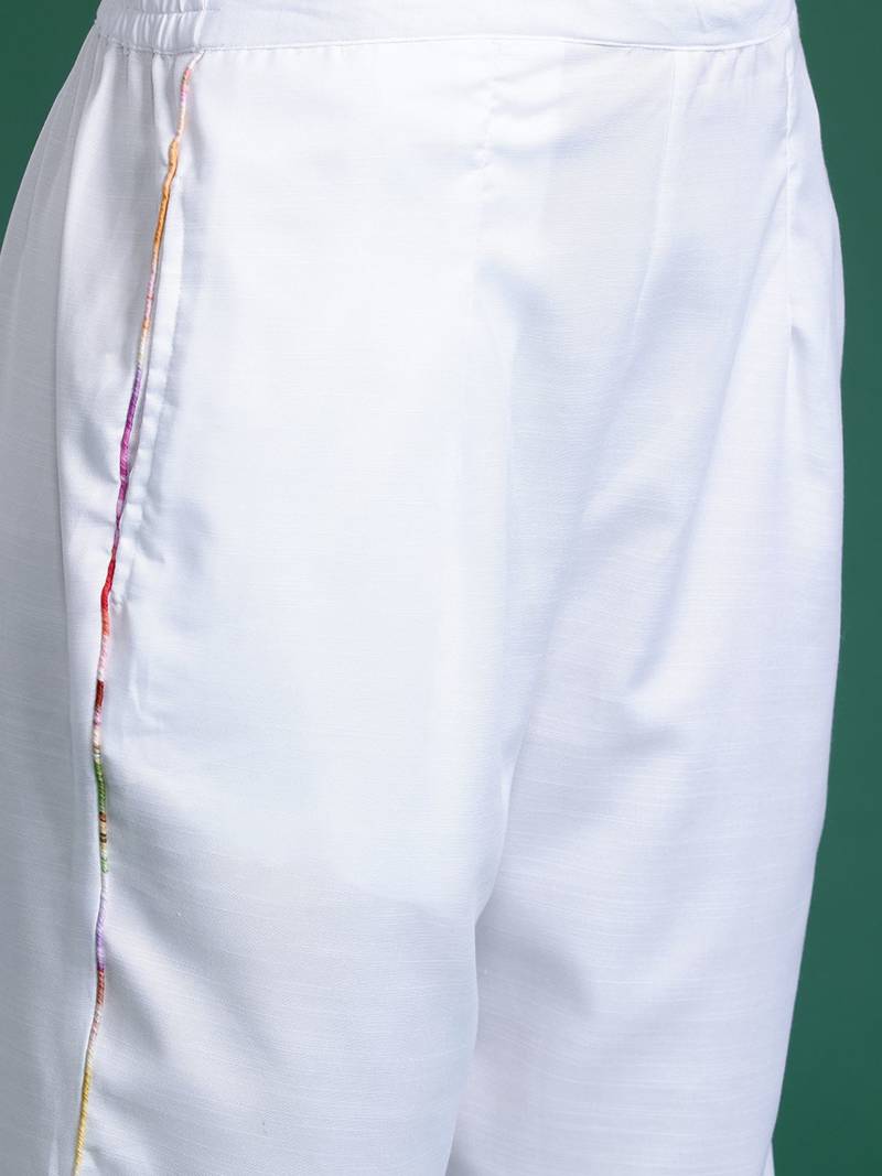 Women Floral Printed Regular Kurta with Trousers