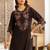Women Floral Embroidered Regular Thread Work Kurta with Palazzos