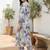 Women Floral Printed Regular Thread Work Pure Cotton Kurta with Trousers