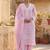 Women Ethnic Motifs Embroidered Regular Chikankari Pure Cotton Kurta with Trousers & With Dupatta