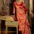 Floral Embroidered V-Neck Regular Liva Kurta With Trouser With Dupatta