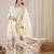 women floral printed regular  cotton kurta with trousers & with dupatta