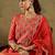 Ethnic Motifs Embroidered Kurta With Trousers & Dupatta