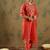 Ethnic Motifs Embroidered Kurta With Trousers & Dupatta